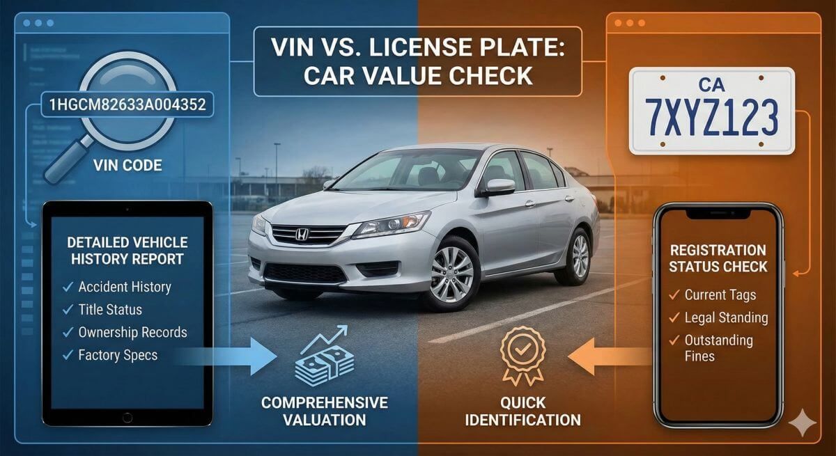 VIN vs. License Plate: Which is Better for Checking Car Value?
