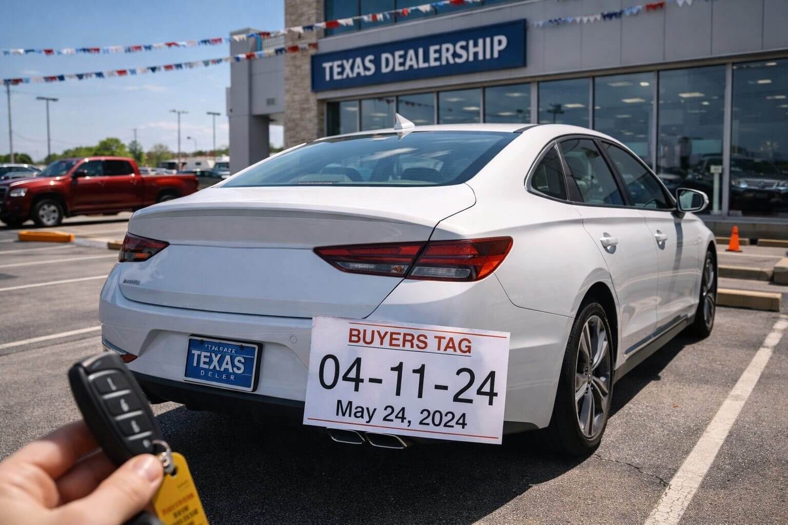 Can You Drive a Car Home Without Plates in Texas